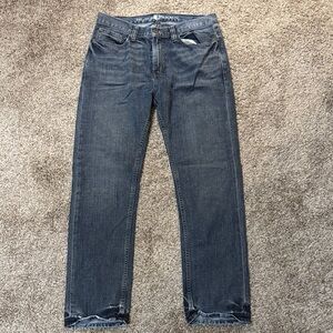 Classic Denim Straight-Leg Jeans